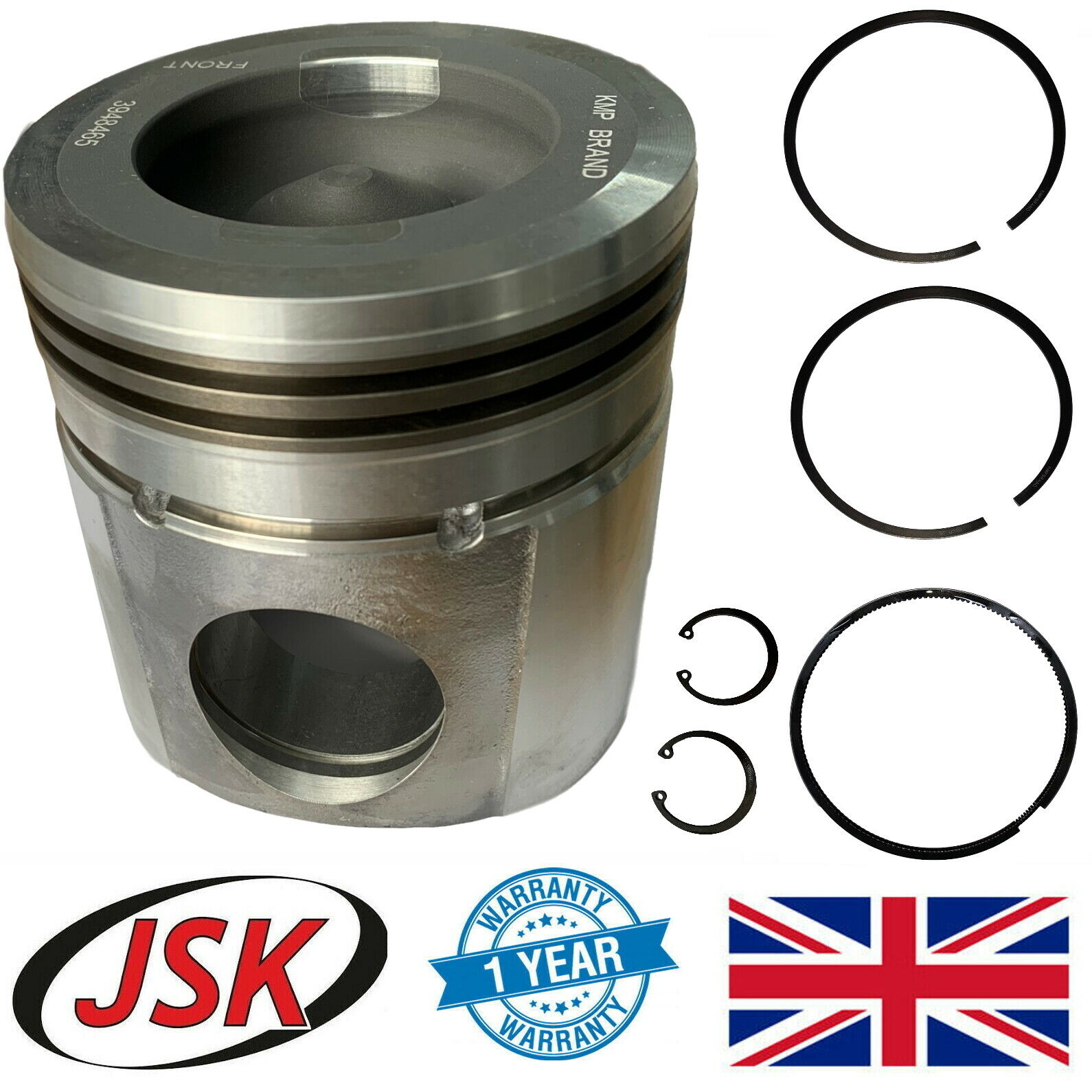 Details about   Single Piston Pin & Rings Set 5.9 24-Valve 6BT ISB 102mm for DAF 
